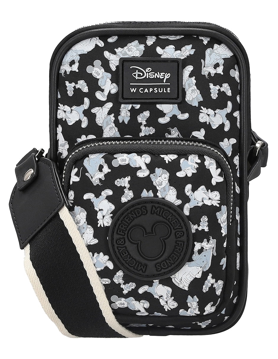 Porta celular portátil Mickey Irl fijación cierre