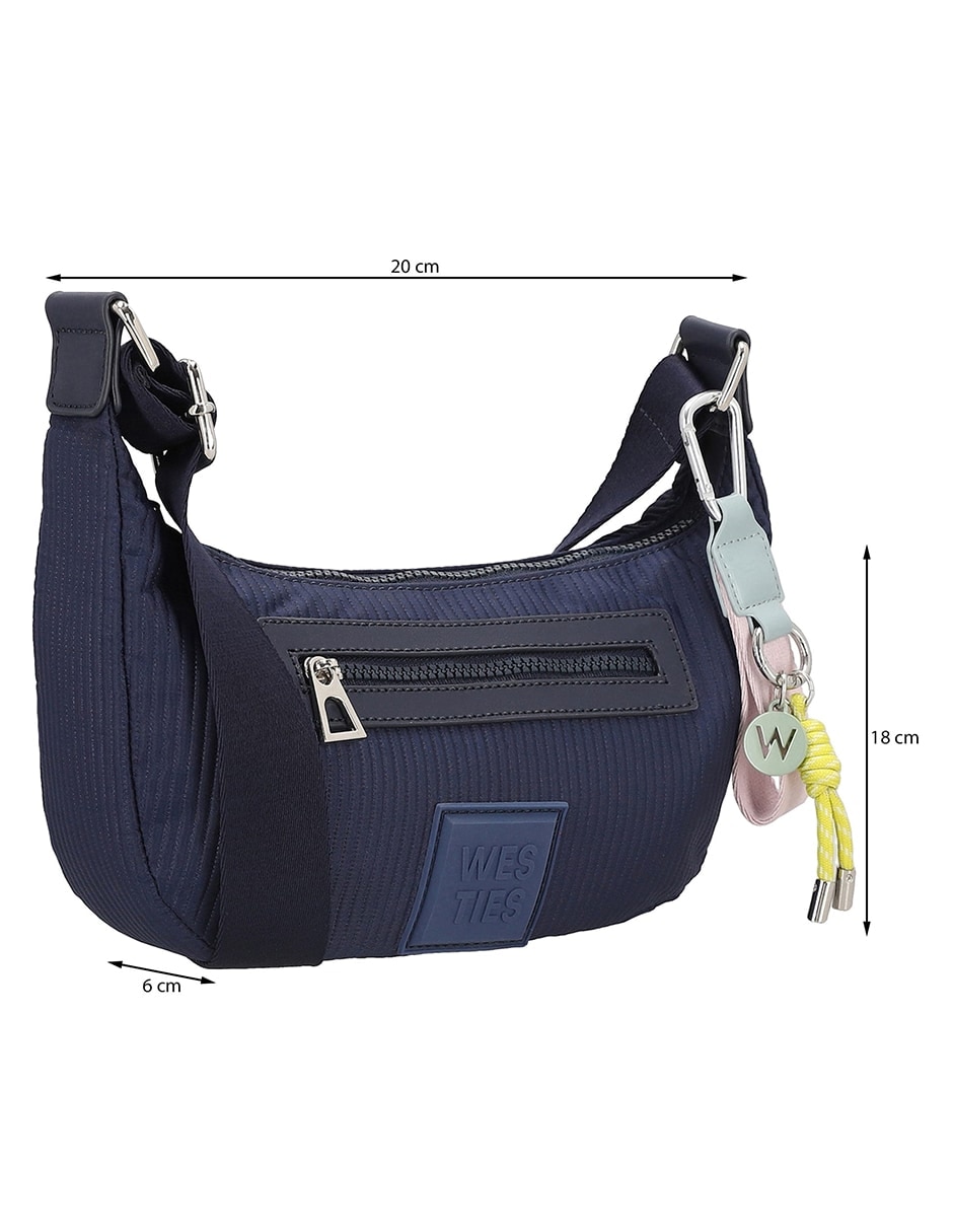 CROSSBODY WESTIES, AZUL MARINO