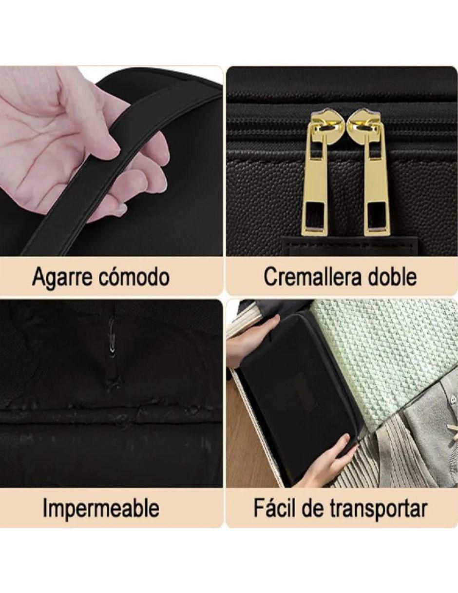 Set cosmetiquera impermeable 3 piezas para mujer 2