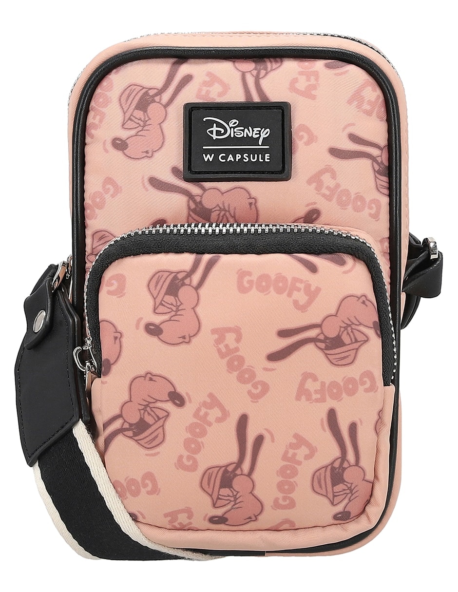 Porta celular portátil Mickey fijación cierre