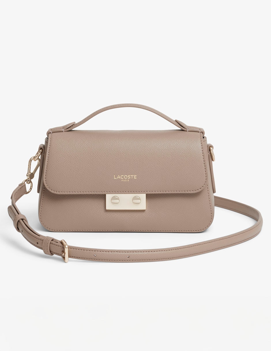 Bolsa crossbody de cuero para mujer