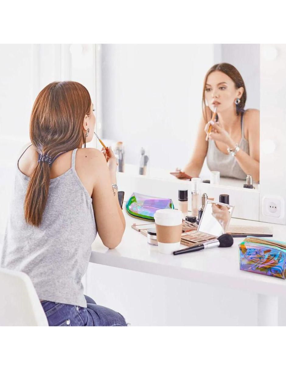 Set cosmetiquera impermeable 3 piezas para mujer 4
