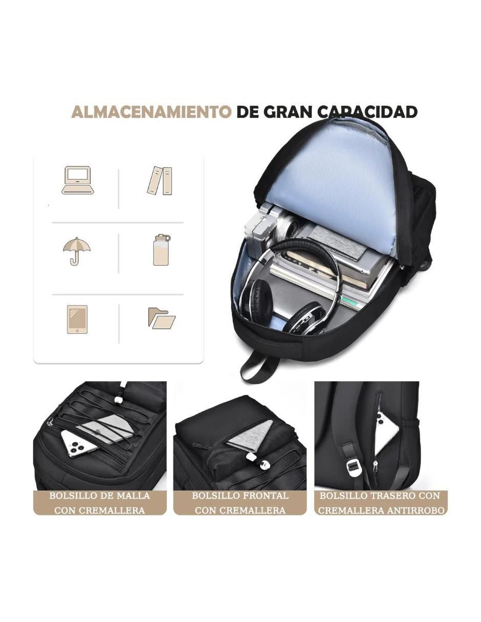 Mochila con portalaptop impermeable unisex 2