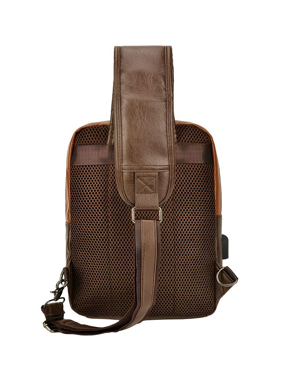 Bolsa bandolera de cuero para mujer 4