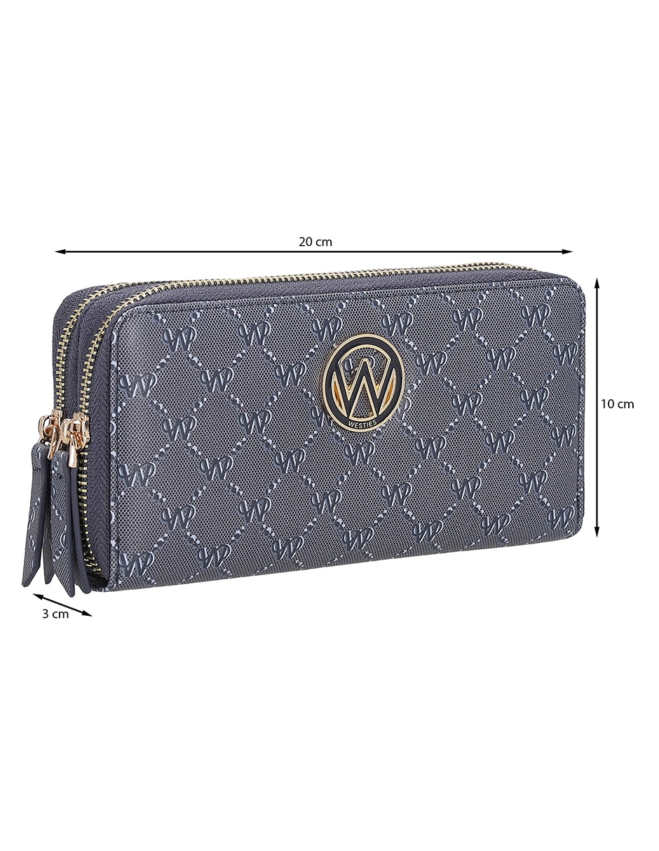CARTERA WESTIES CARTERA H, AZUL MARINO