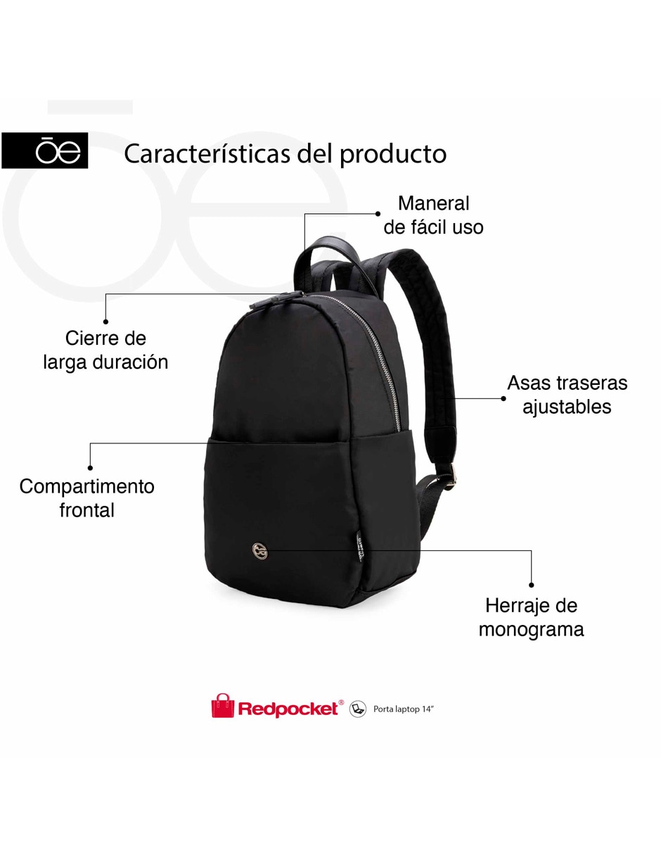 MOCHILA CLOE MOCHILA 1BLCO25945, NEGRO