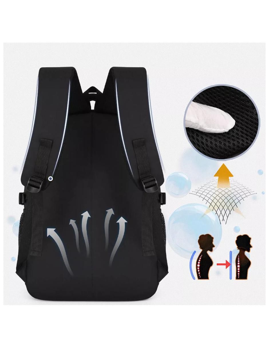 Mochila con portalaptop impermeable unisex 4