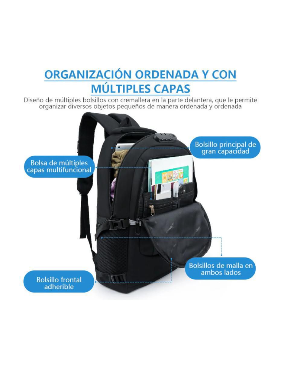 Mochila con portalaptop unisex 5