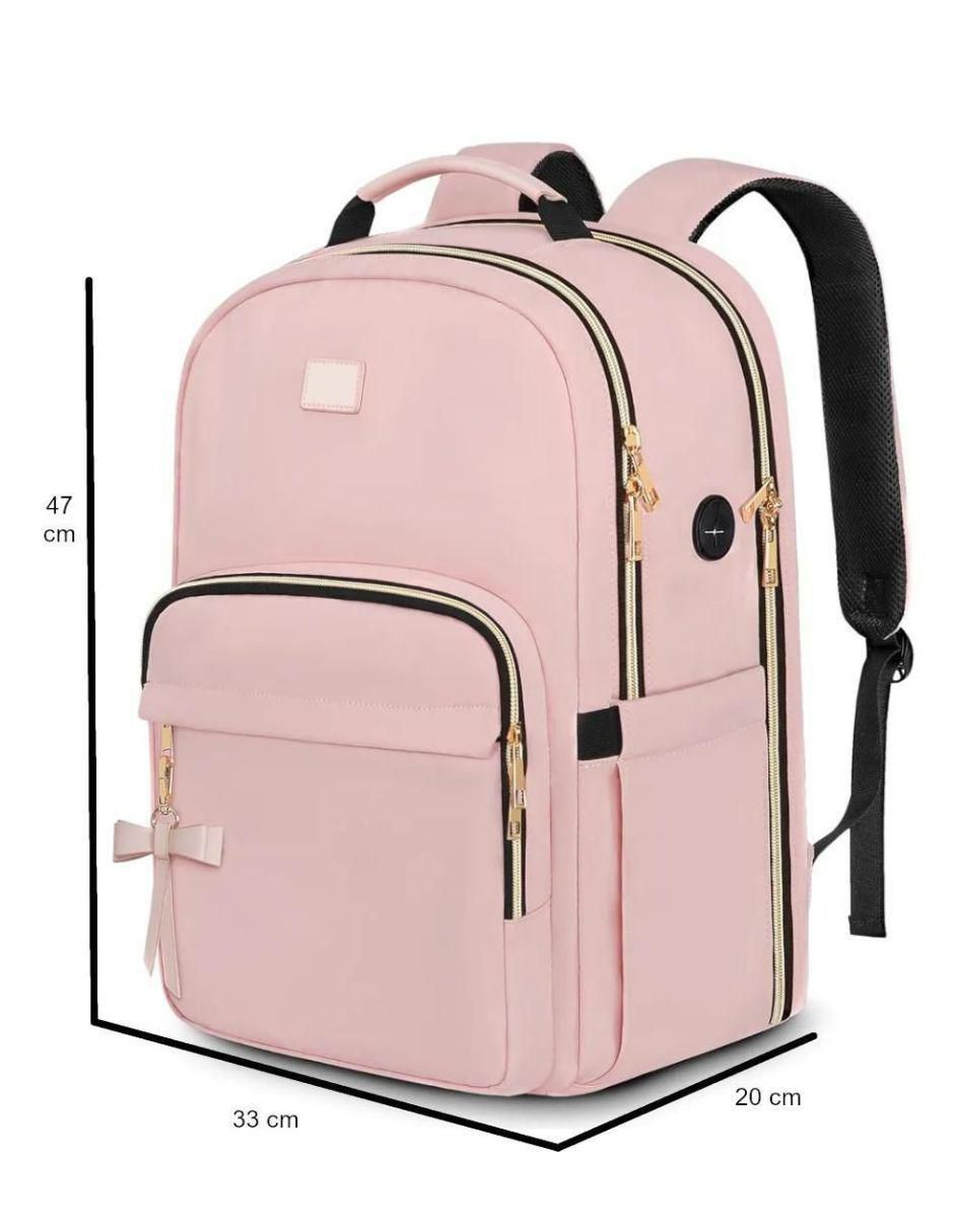 Mochila con portalaptop impermeable para mujer 5