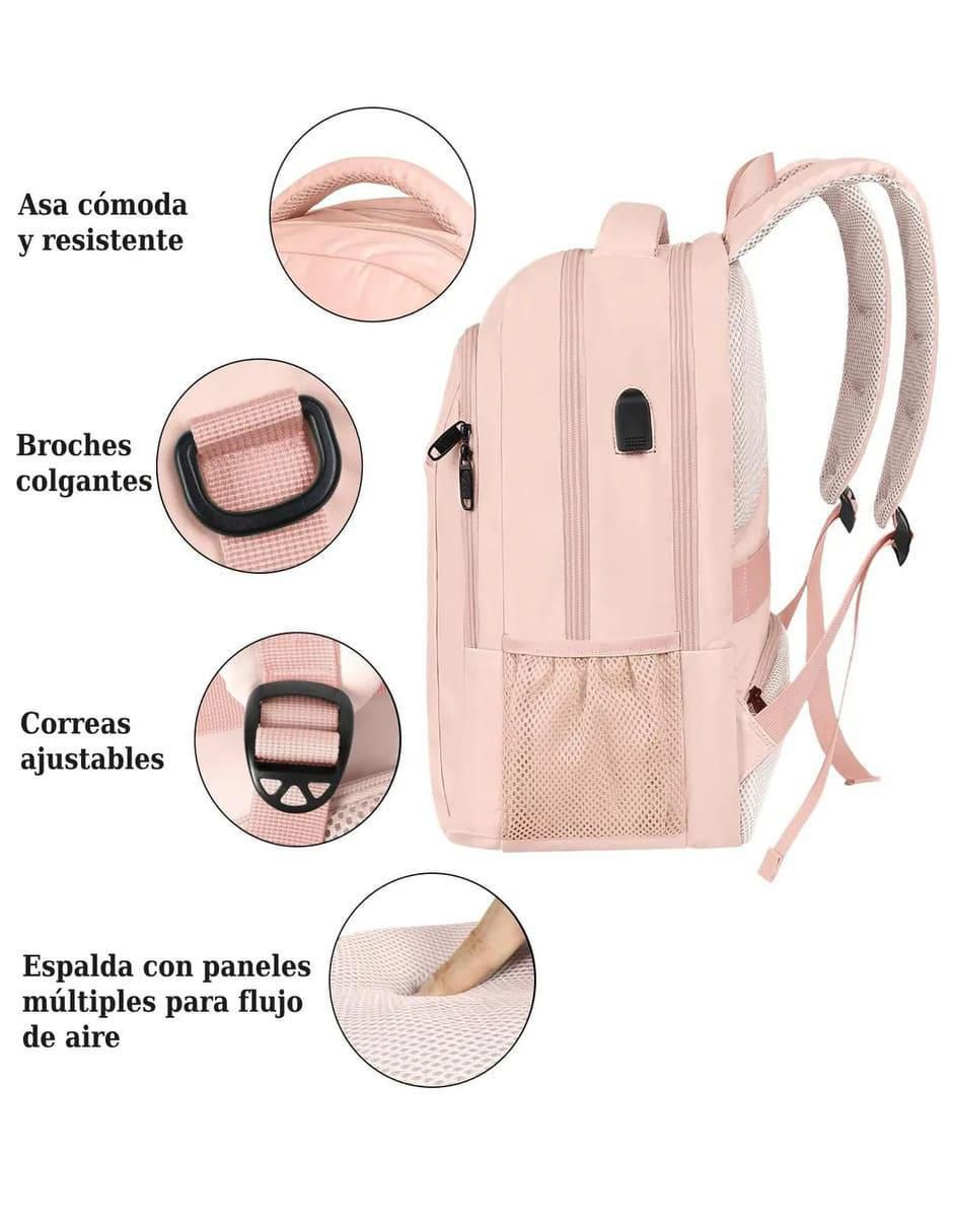 Mochila con porta laptop para mujer 3