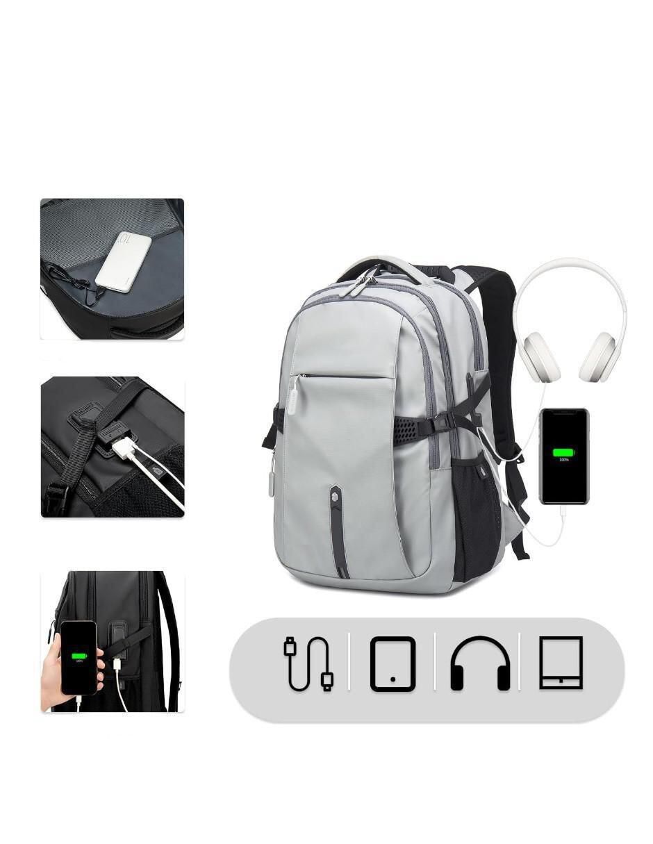 Mochila con portalaptop impermeable para mujer 2
