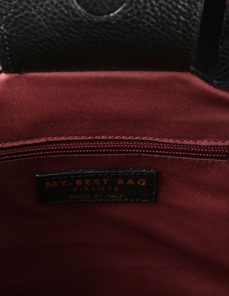 Bolsa satchel de piel para mujer 4