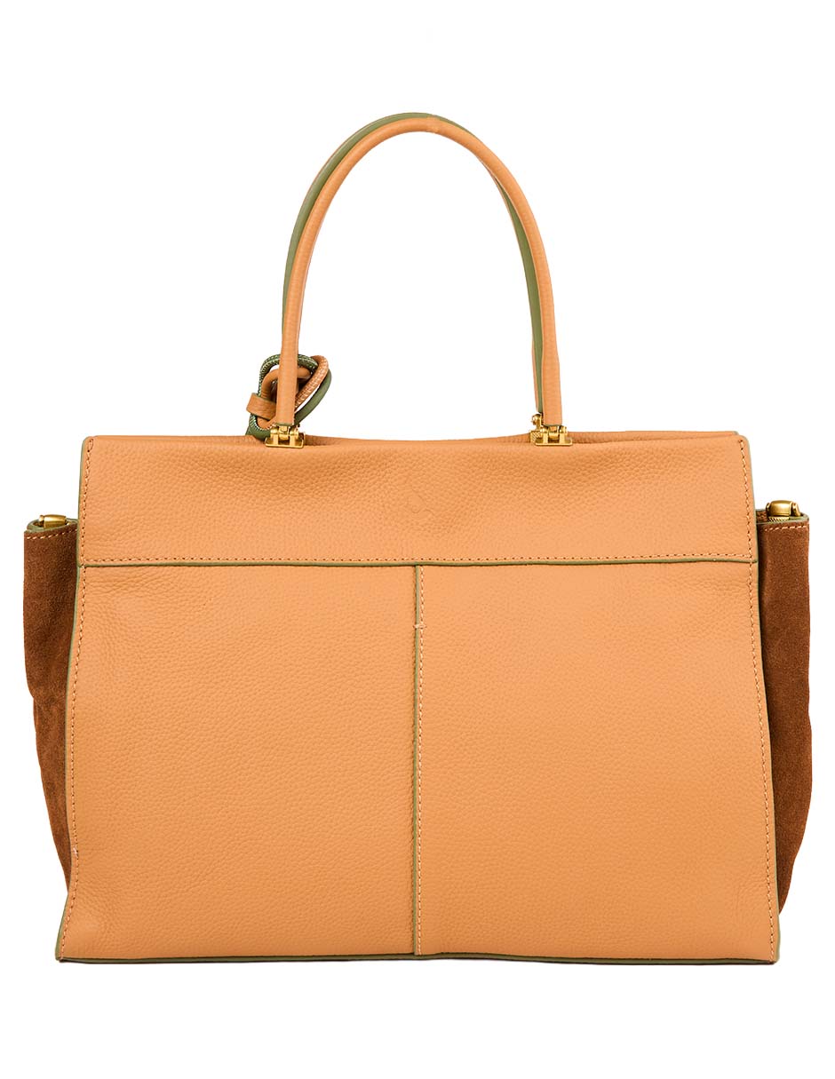 Bolsa satchel de piel para mujer 3