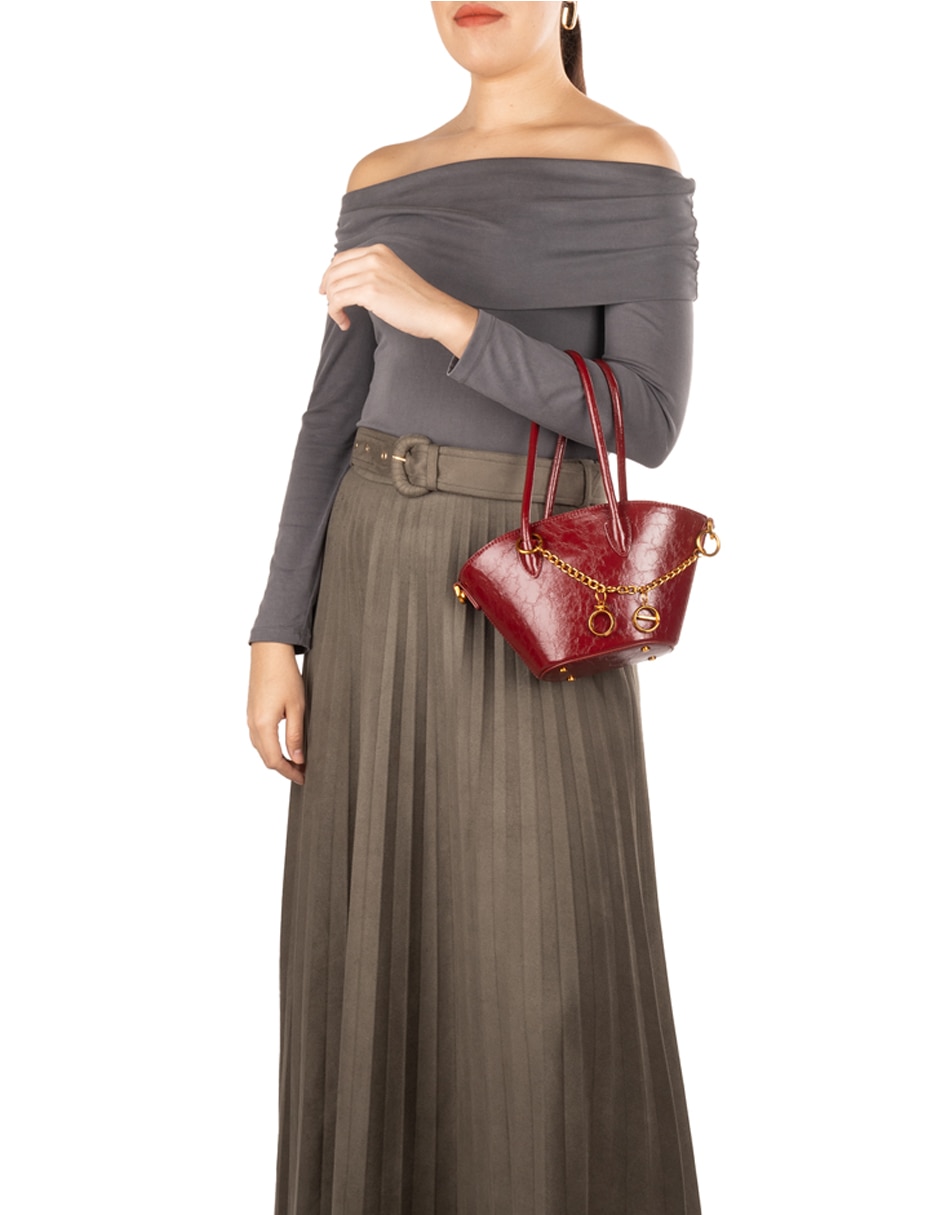 TOTE CLOE, ROJO