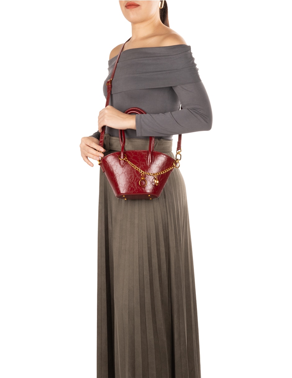 TOTE CLOE, ROJO