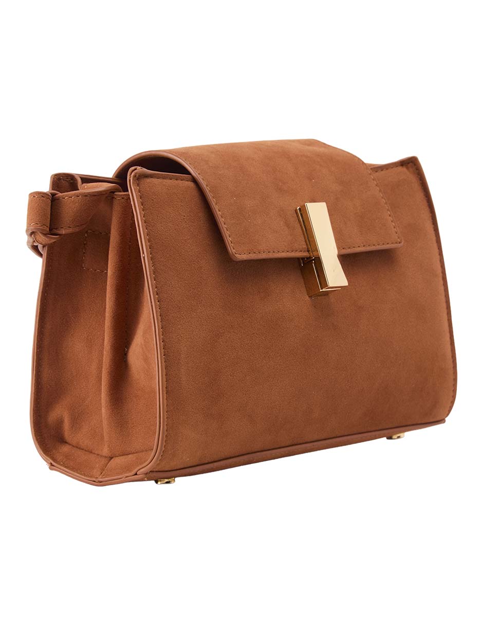 CROSSBODY MAP, CAFÉ