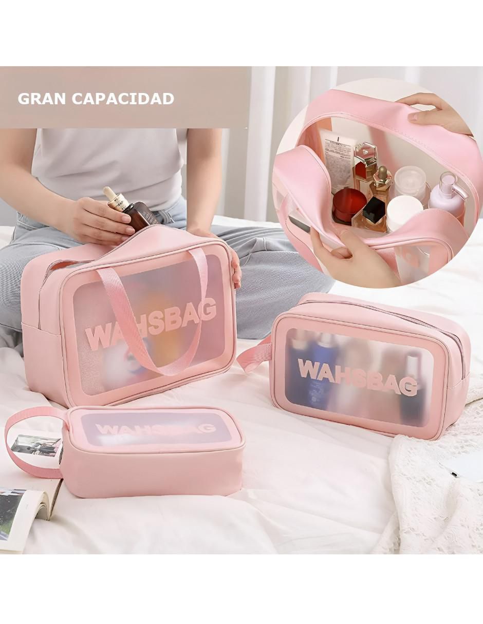 Set cosmetiquera impermeables 3 piezas 3