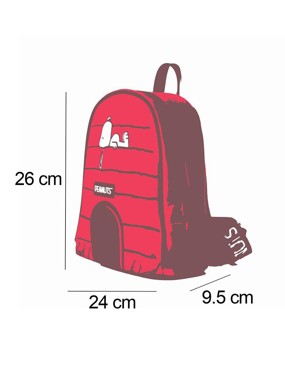Mochila casual Snoopy Red House unisex 5