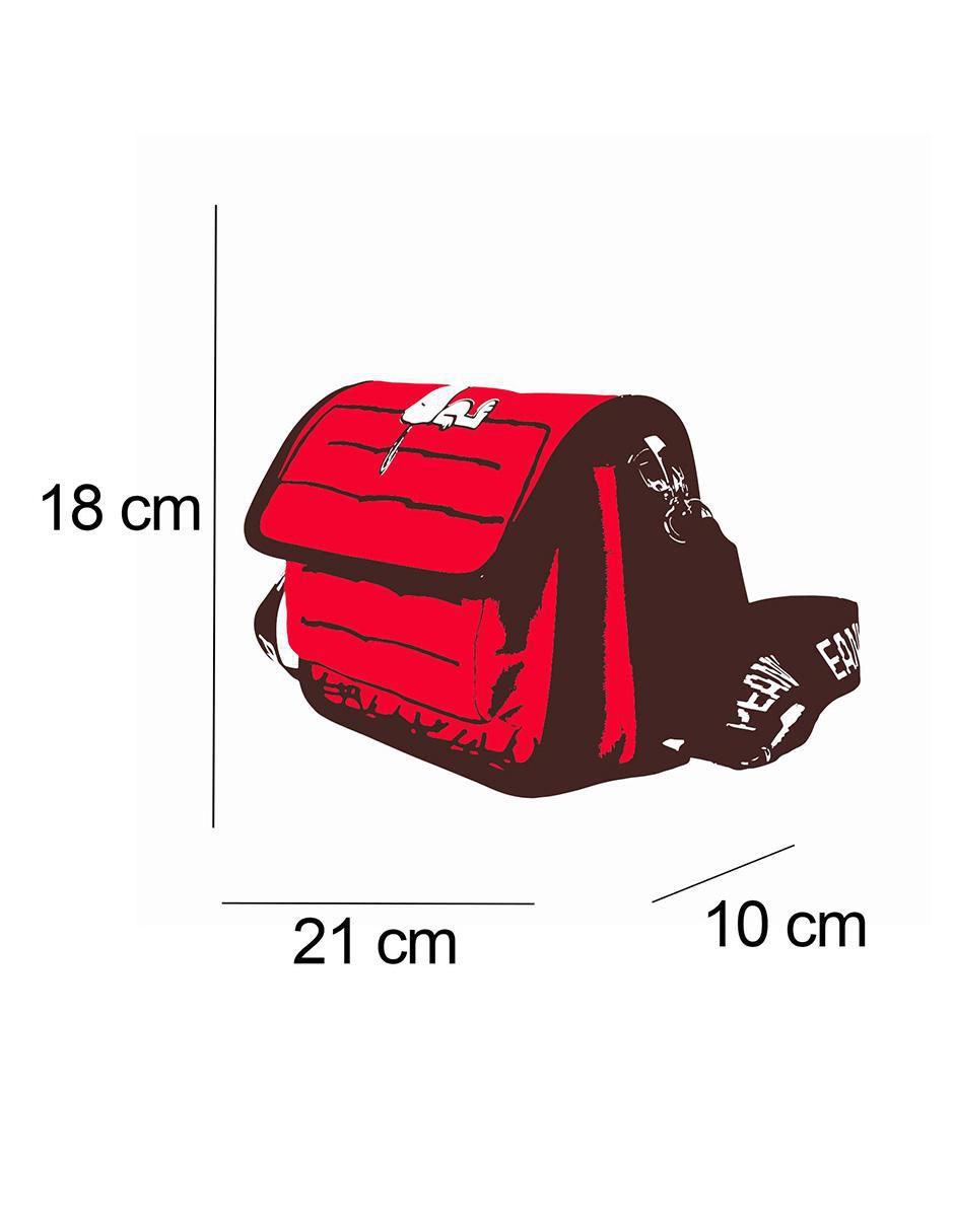 Bolsa crossbody Red House Snoopy para mujer 5