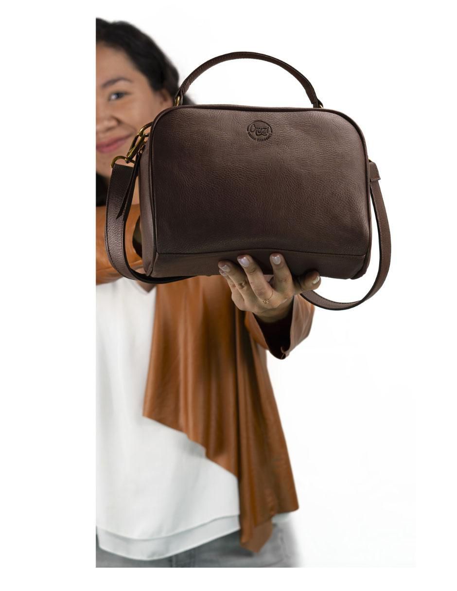 Bolsa satchel de piel para mujer 2