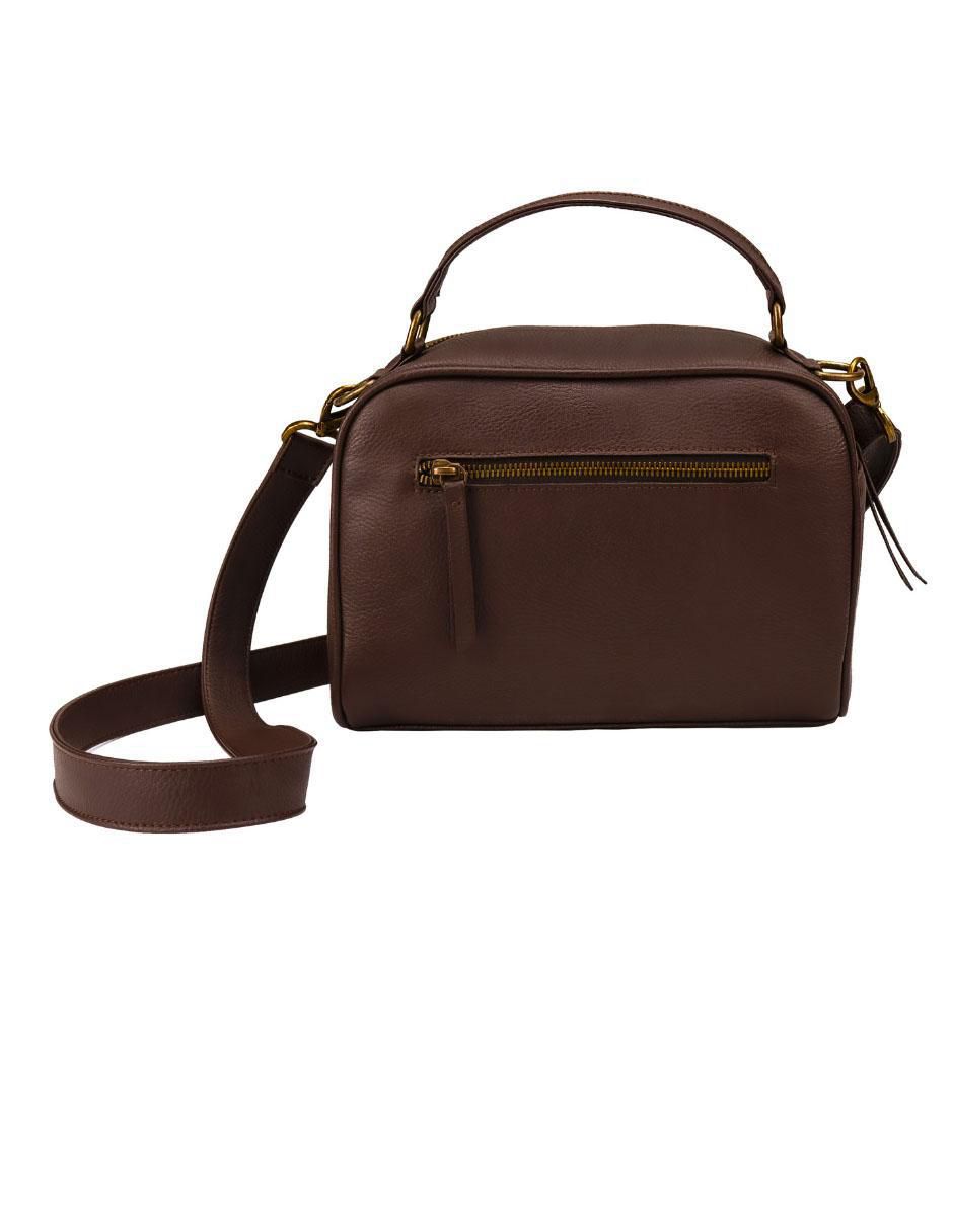Bolsa satchel de piel para mujer 5