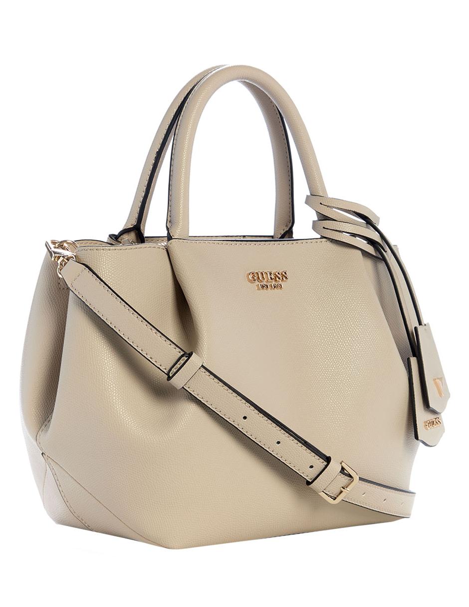 SATCHEL GUESS, BEIGE