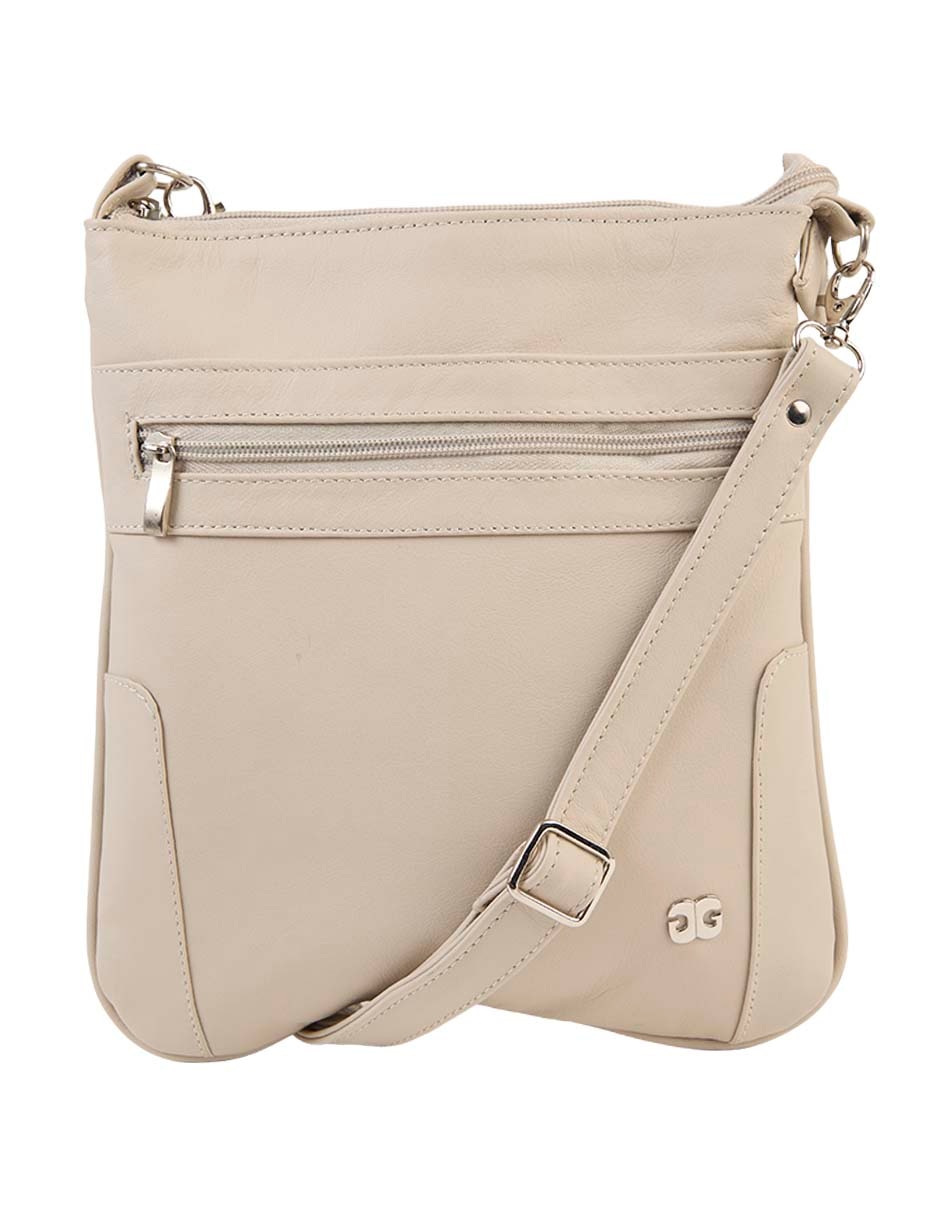 Bolsa crossbody de piel para mujer
