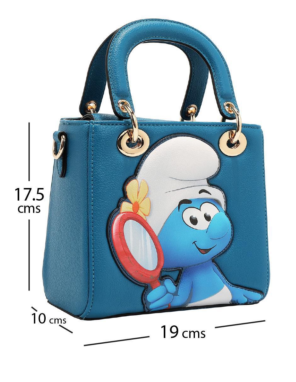 Bolsa tote Pitufos para mujer 7