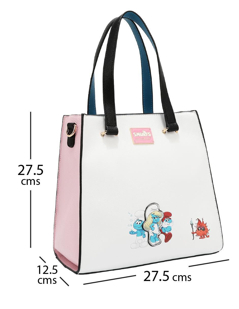 Bolsa satchel Pitufos para mujer 7