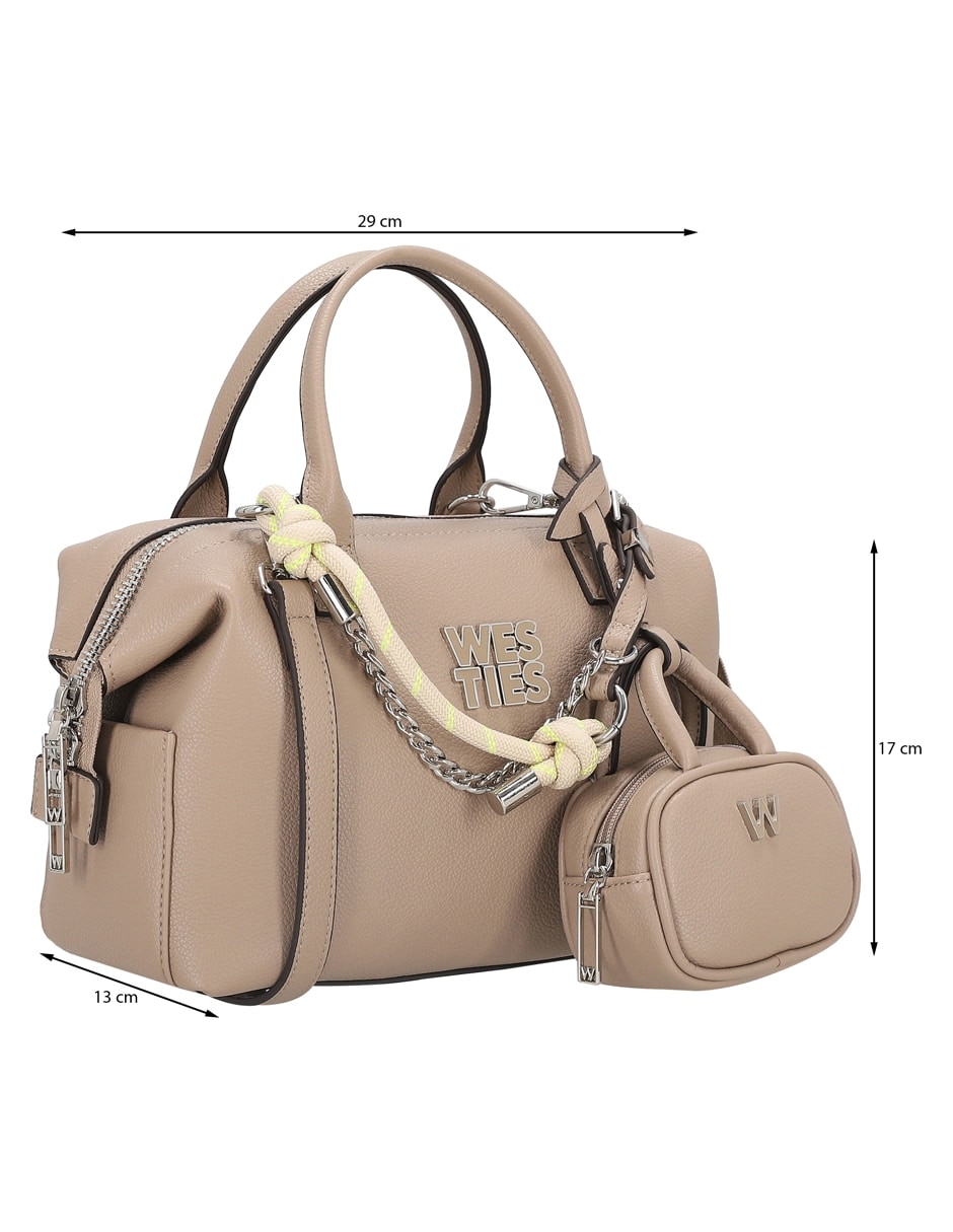 SATCHEL WESTIES, BEIGE