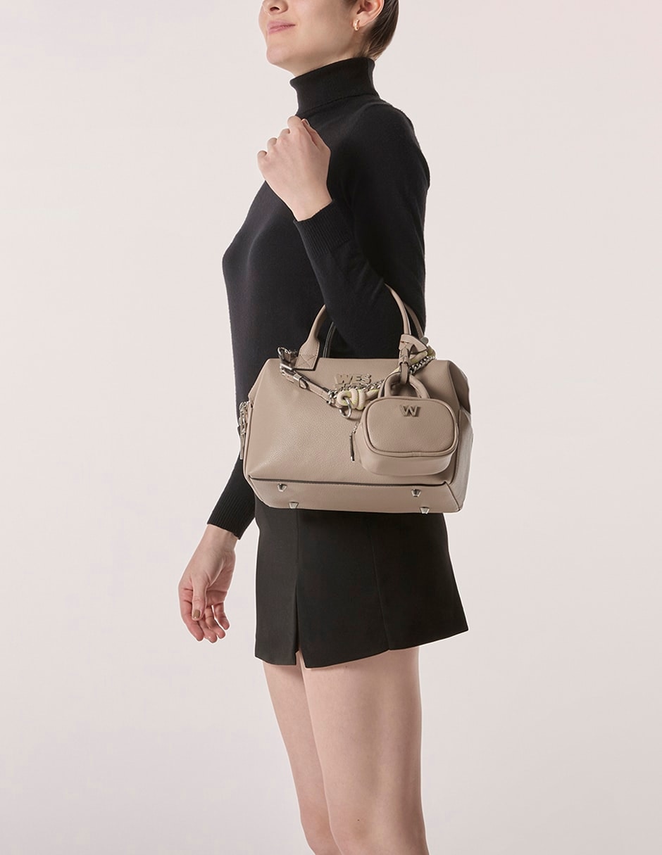 SATCHEL WESTIES, BEIGE
