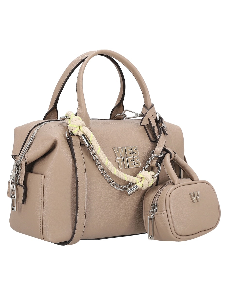 SATCHEL WESTIES, BEIGE