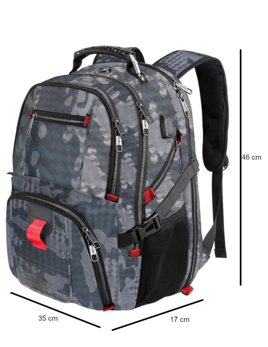 Mochila antirrobo impermeable unisex 5