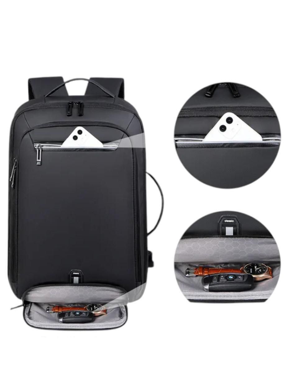 Mochila con portalaptop impermeable unisex 4