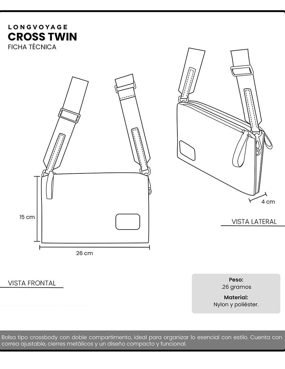 Bolsa crossbody Twin para mujer 5