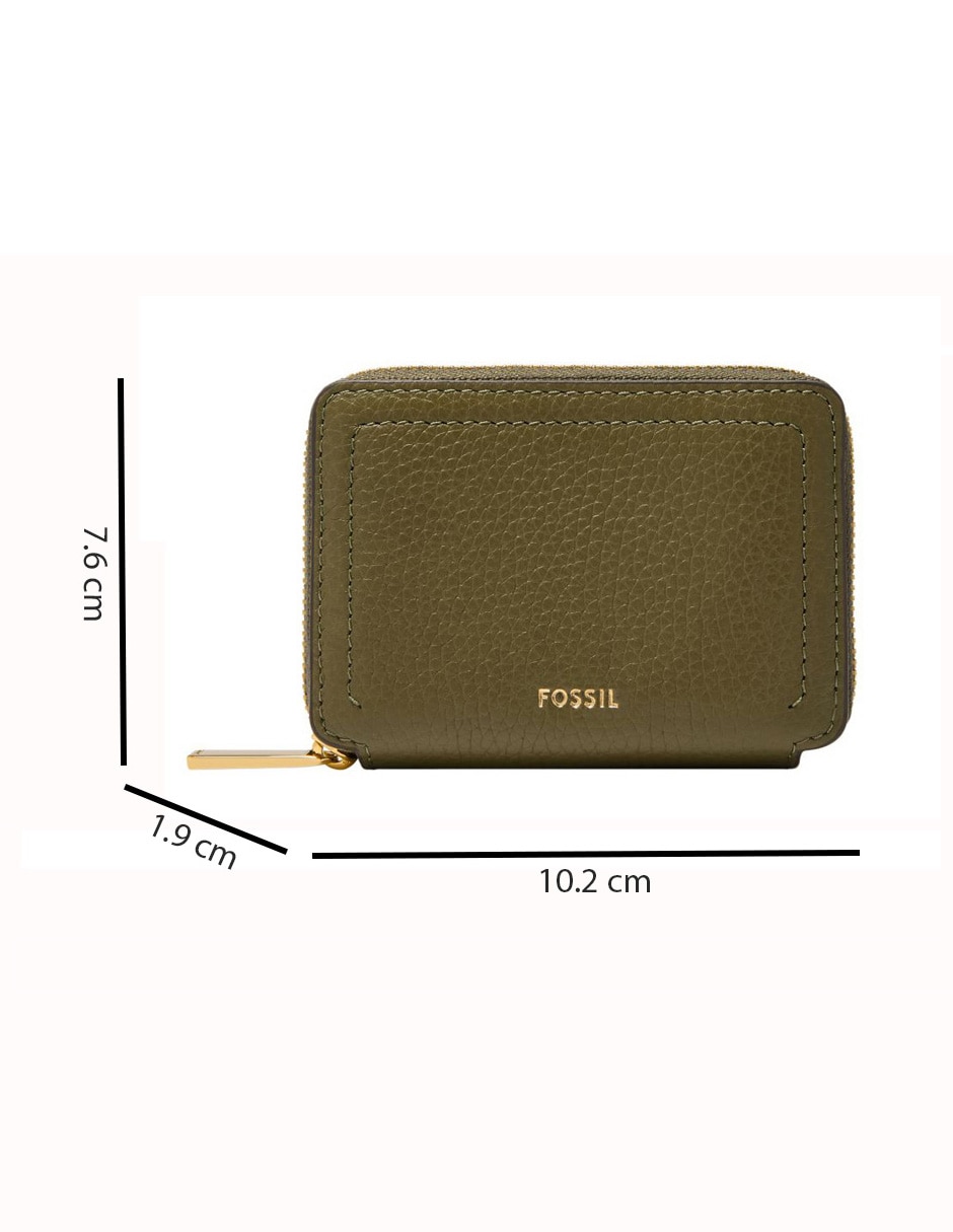 Tarjetero piel Logan para mujer