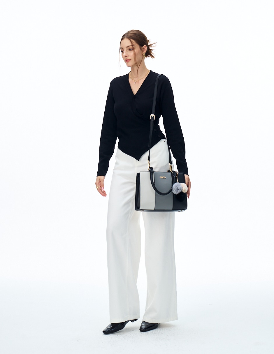 Bolsa satchel Amelie para mujer 8