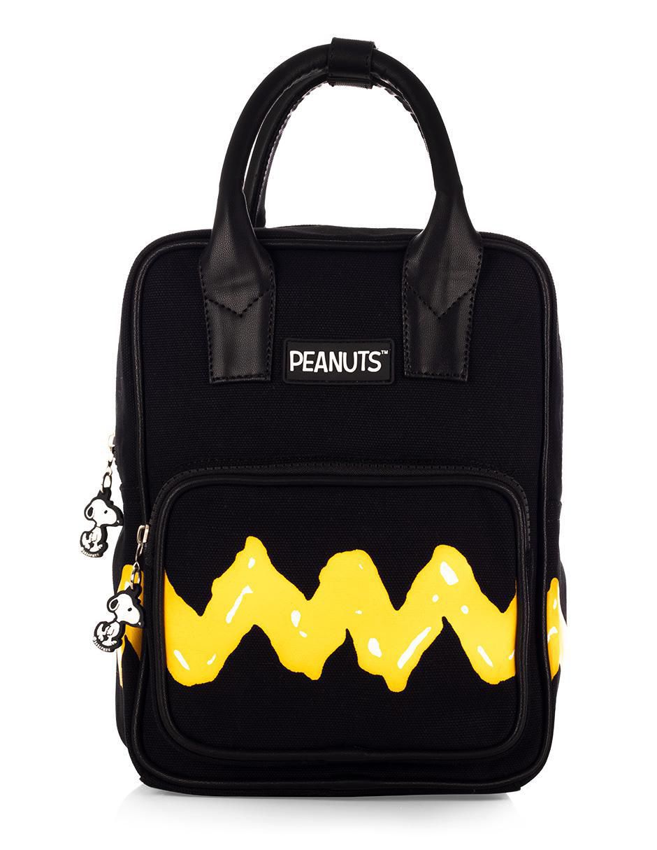 Mochila casual Charlie Brown Black para Unisex Mochila casual Charlie Brown Black para Unisex