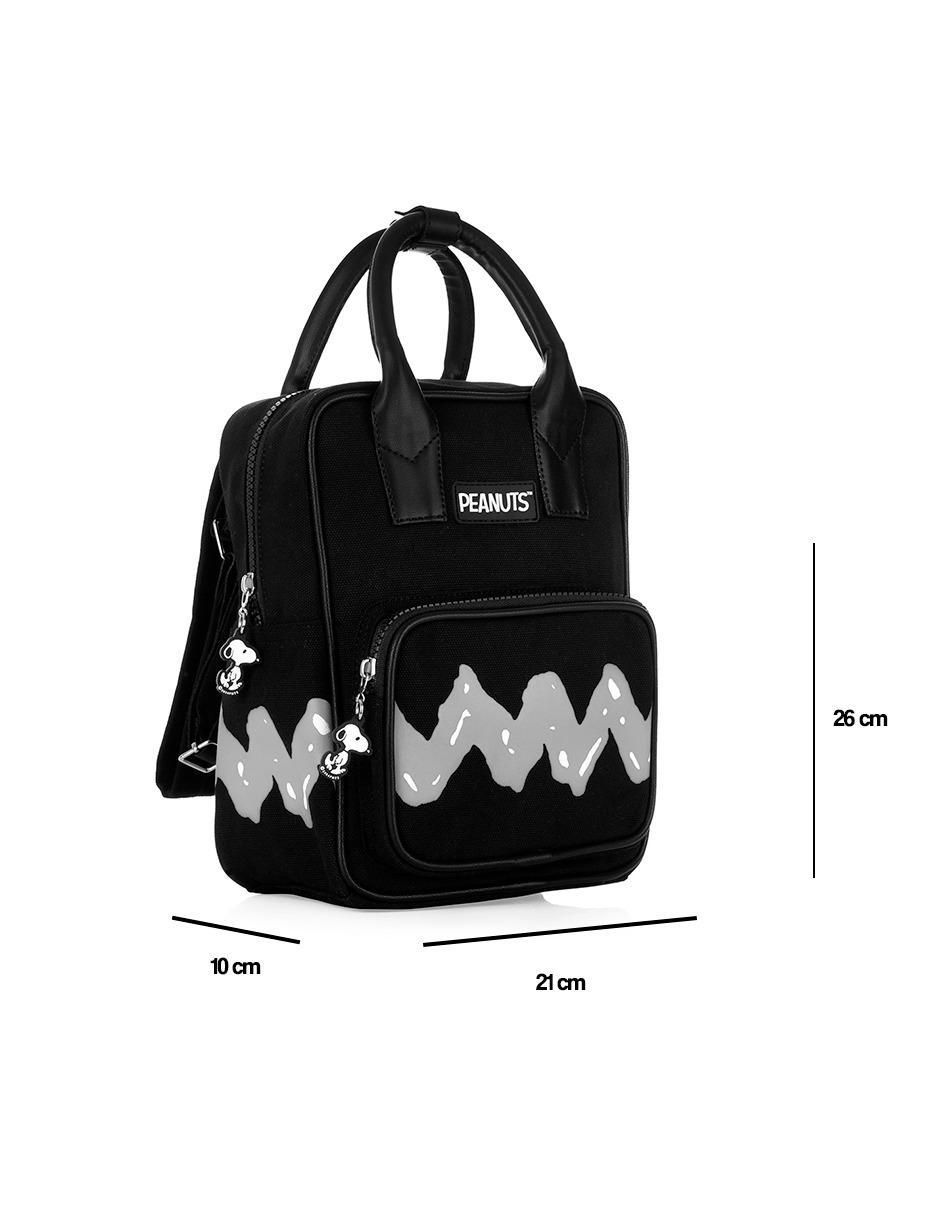 Mochila casual Charlie Brown Black para Unisex 4