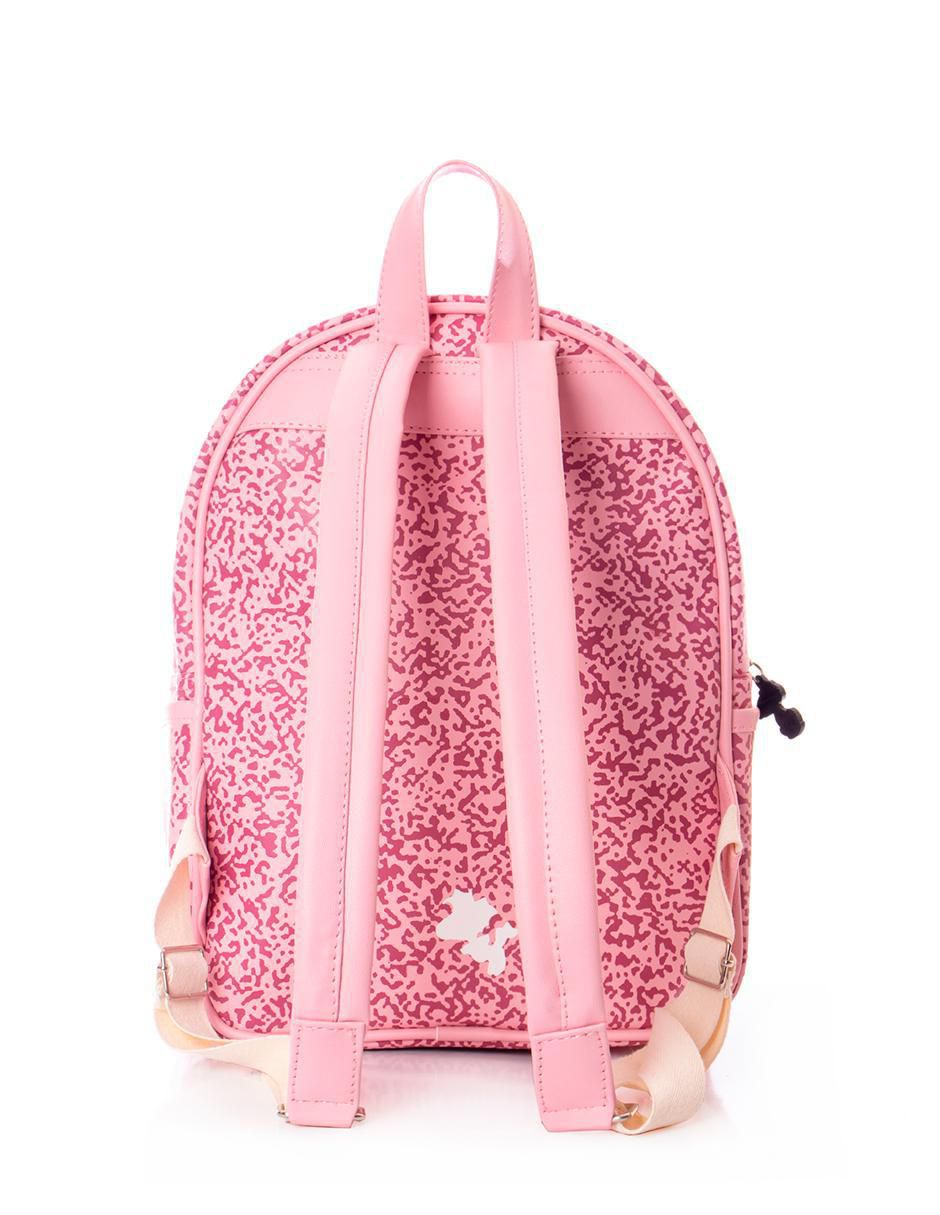 Mochila casual Snoopy Pink varnish para mujer 3