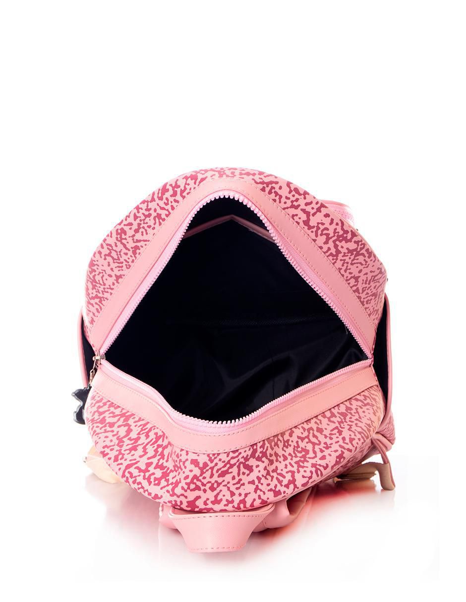Mochila casual Snoopy Pink varnish para mujer 4