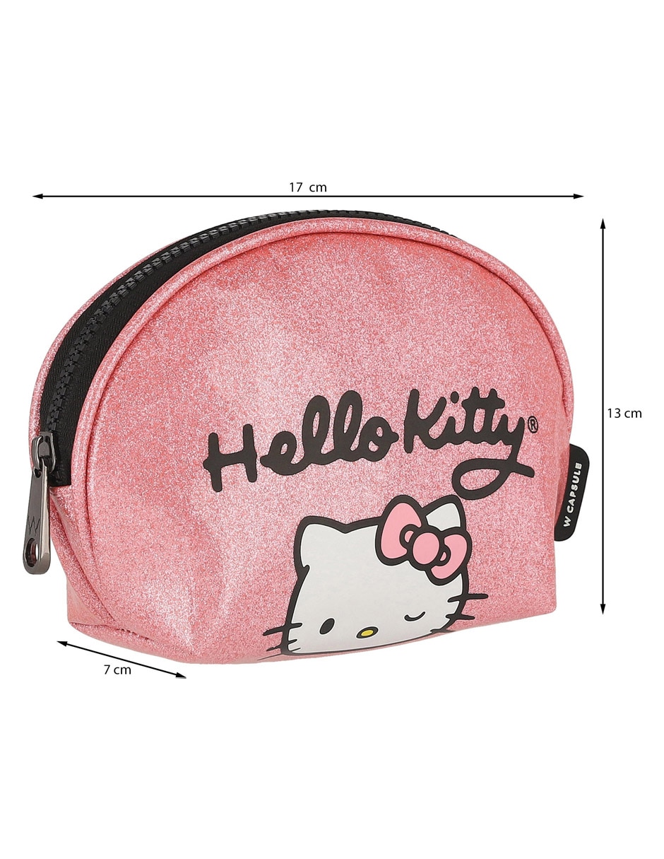 Set cosmetiquera para maquillaje Hello Kitty 3 piezas para mujer 23
