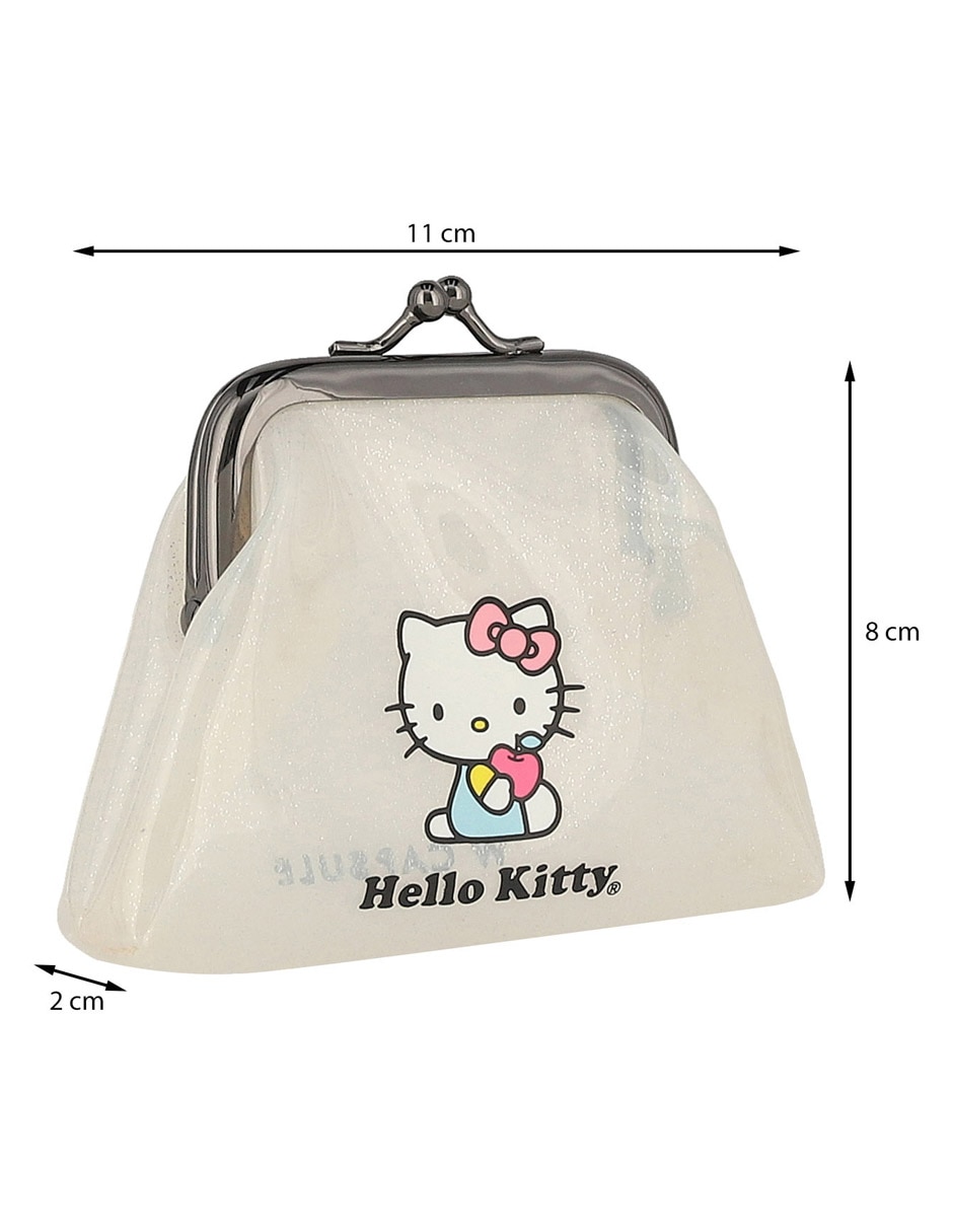 Set cosmetiquera para maquillaje Hello Kitty 3 piezas para mujer 24