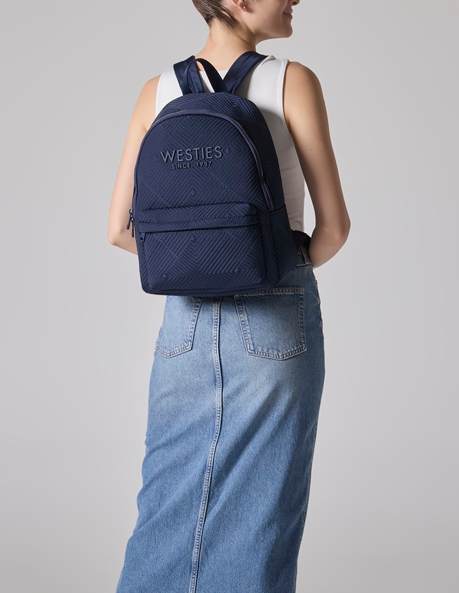 MOCHILA LISA MODELO HBKUSUOWE (NAVY)