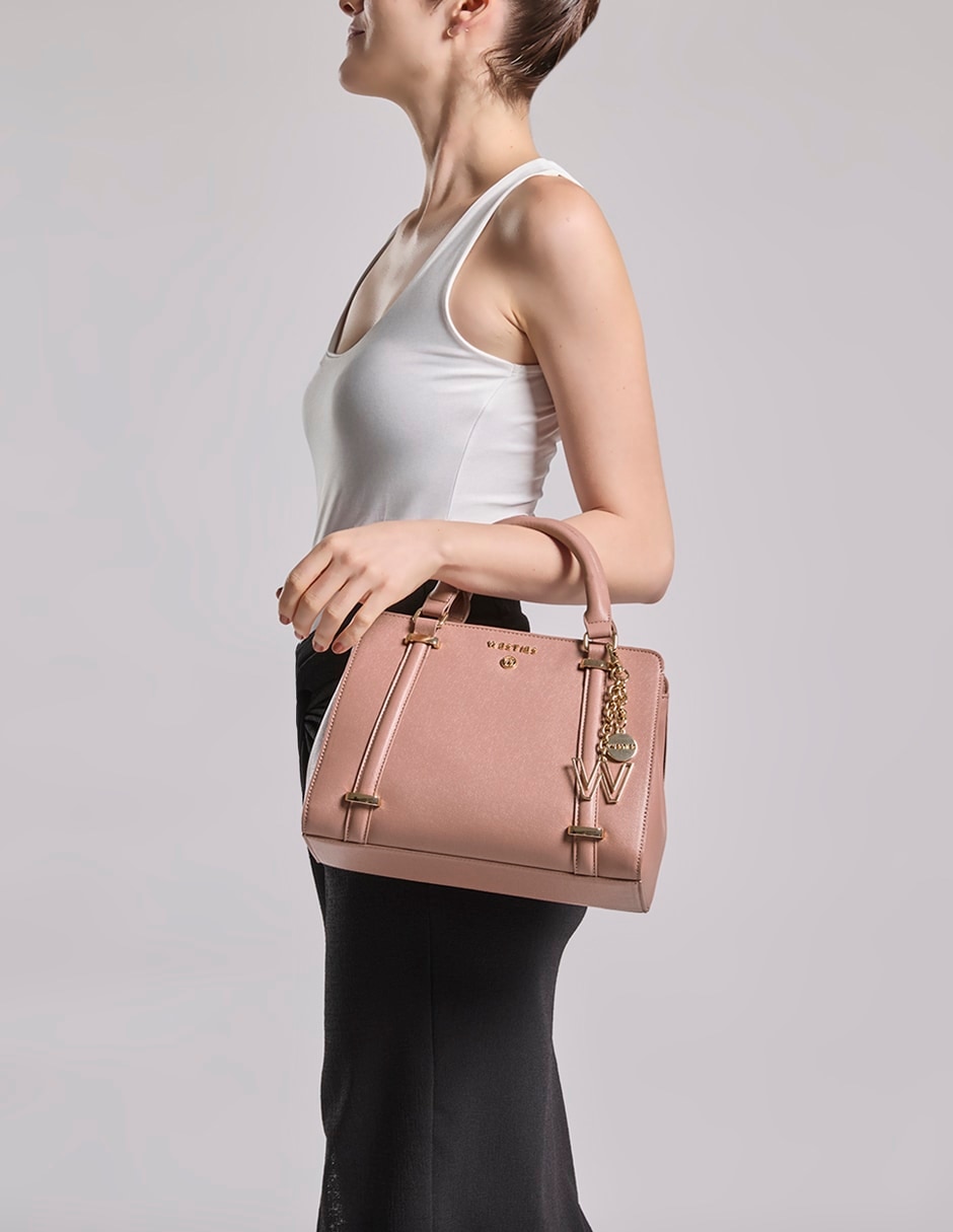 SATCHEL WESTIES, ROSA CLARO