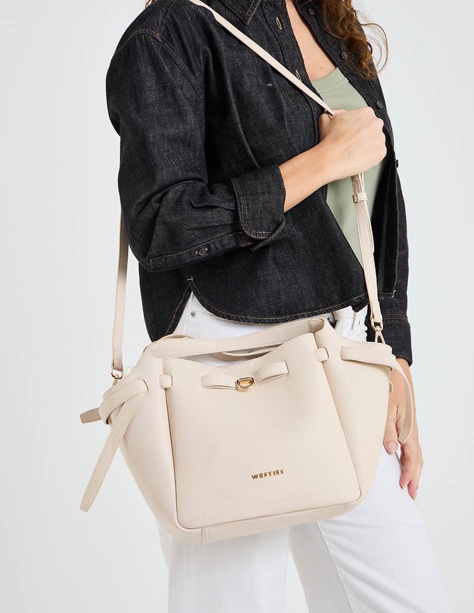 SATCHEL WESTIES, BEIGE