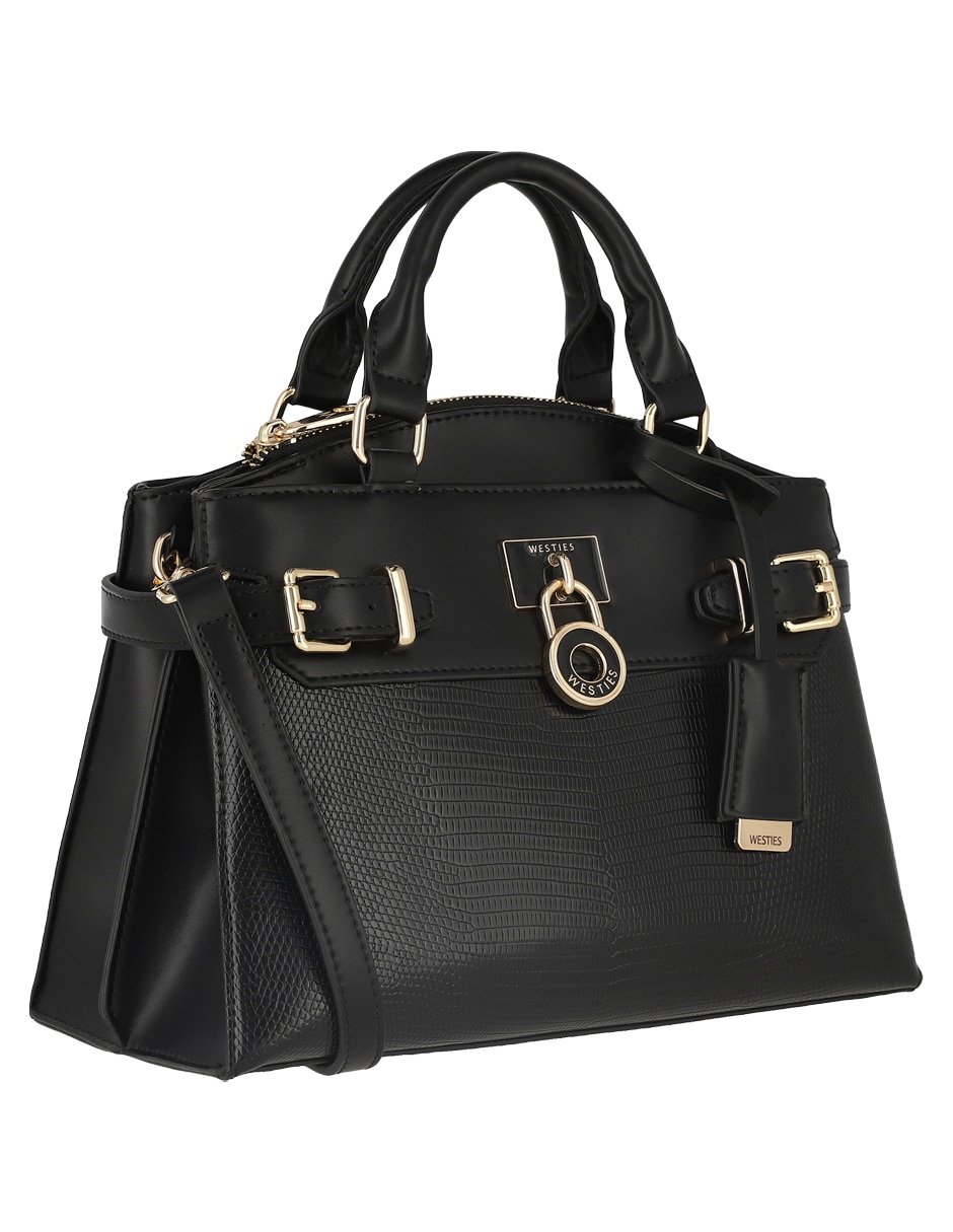 BOLSA DE MANO LISA MODELO HBSERAPHINAWE (BLACK)