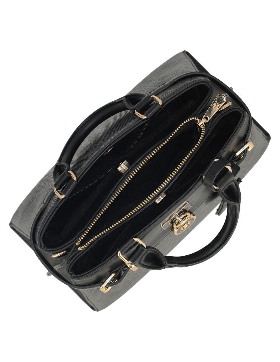 BOLSA DE MANO LISA MODELO HBSERAPHINAWE (BLACK)