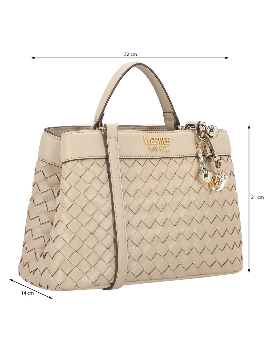 SATCHEL WESTIES, BEIGE