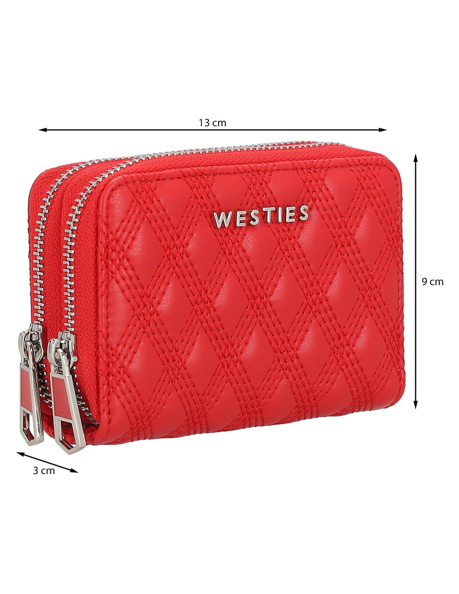 CARTERA WESTIES CARTERA HBGARROS, ROJO